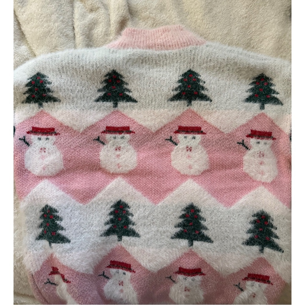Pink Snowman Sweater - Picture 4 of 6